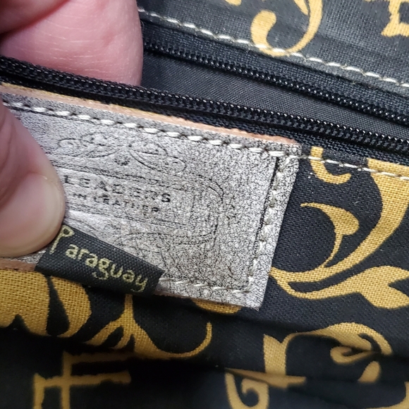 Leaders in Leather Gray Leather Clutch - Picture 7 of 11